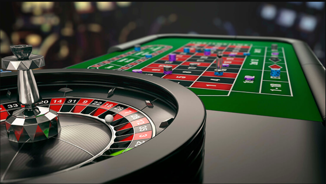 A vibrant shot of the Apex Entertainment complex or the casino floor at Red Hawk.
